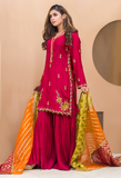 Passion for pink (shirt and pants) with Marigold Dupatta- Customized